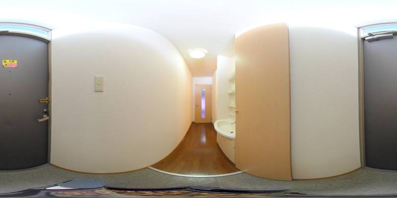 パノラマ画像玄関