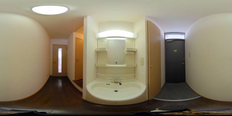 パノラマ画像洗面所