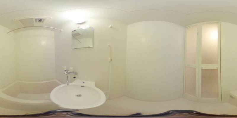 パノラマ画像バスルーム