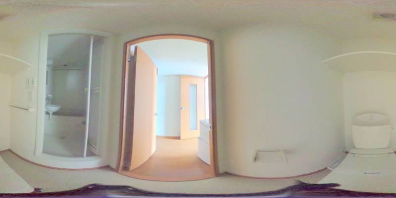 パノラマ画像バスルーム