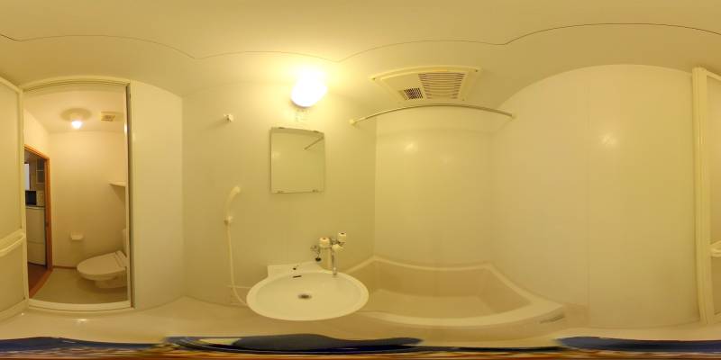 パノラマ画像バスルーム