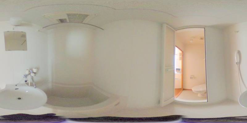 パノラマ画像バスルーム