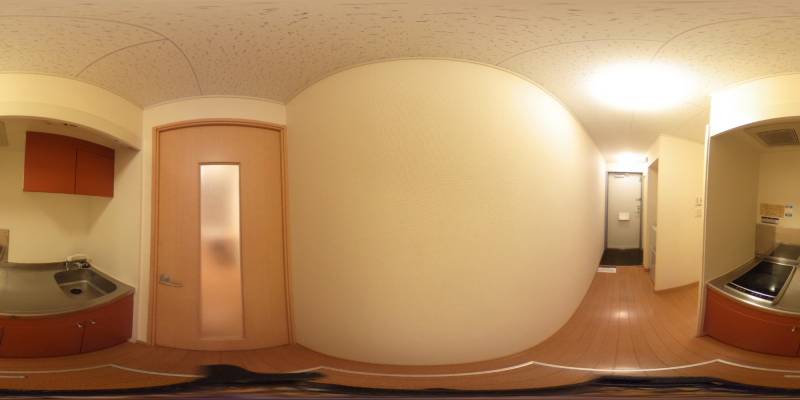 パノラマ画像キッチン