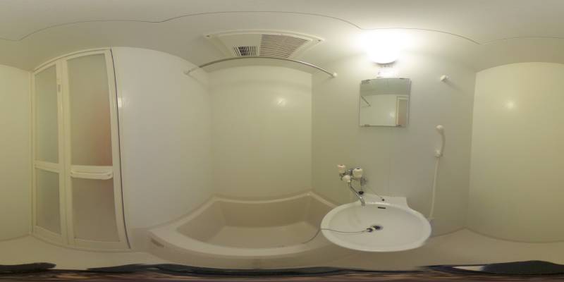 パノラマ画像バスルーム
