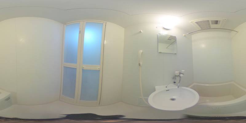 パノラマ画像バスルーム