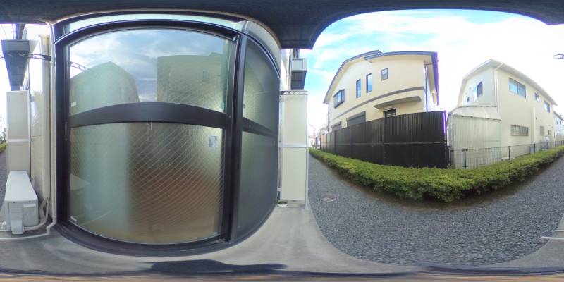 パノラマ画像バルコニー