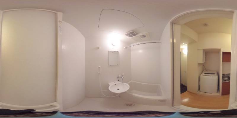パノラマ画像バスルーム