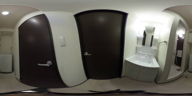 パノラマ画像バスルーム