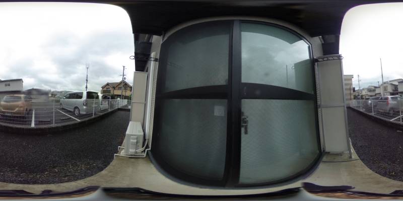 パノラマ画像バルコニー