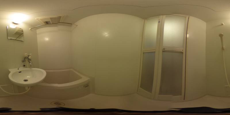 パノラマ画像バスルーム