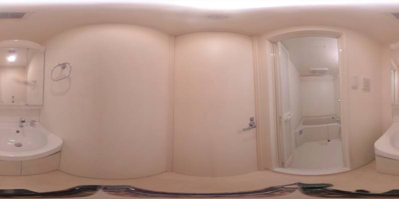 パノラマ画像洗面所