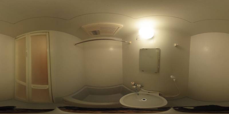 パノラマ画像バスルーム