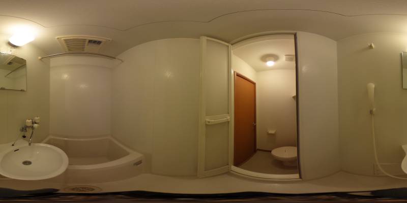パノラマ画像バスルーム