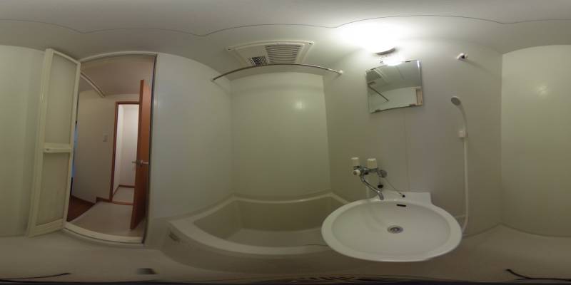パノラマ画像バスルーム