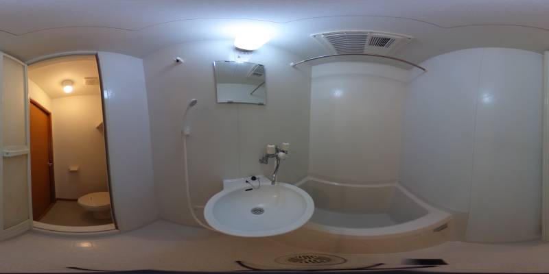 パノラマ画像バスルーム