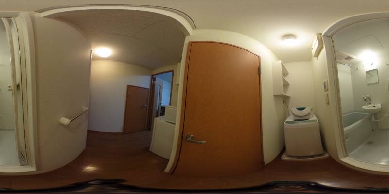 パノラマ画像バスルーム