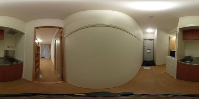 パノラマ画像キッチン