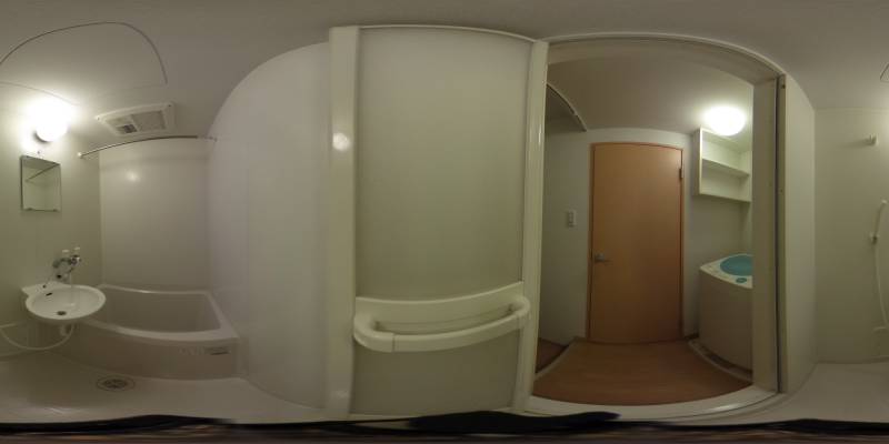 パノラマ画像バスルーム