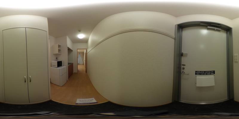 パノラマ画像玄関