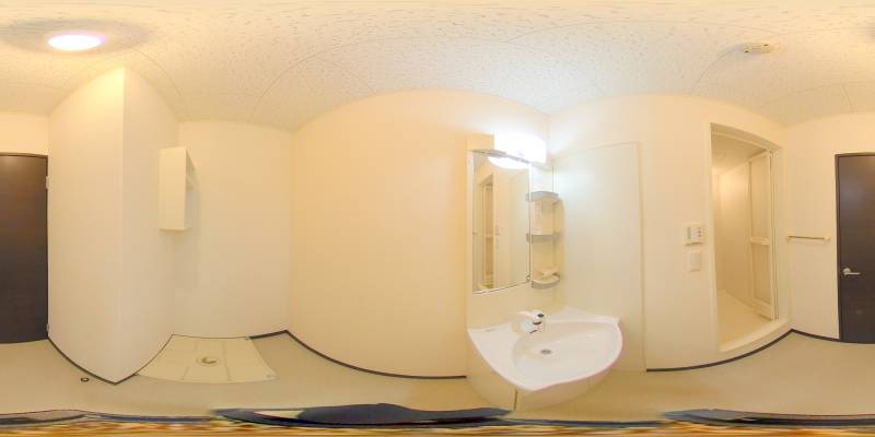 パノラマ画像洗面所