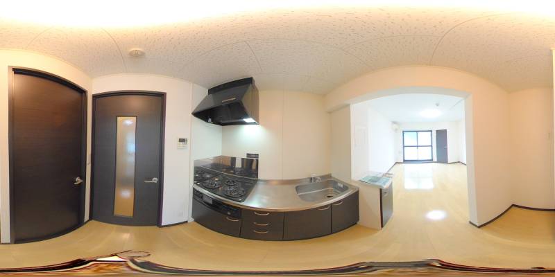 パノラマ画像キッチン