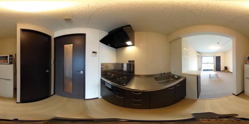 パノラマ画像キッチン