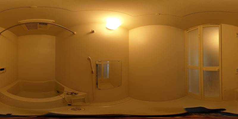 パノラマ画像バスルーム