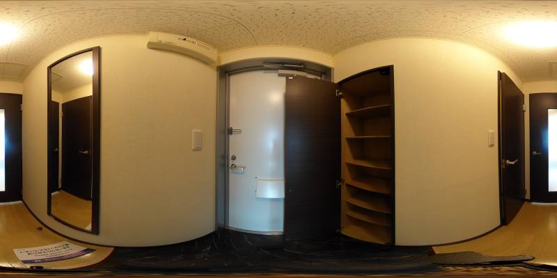 パノラマ画像玄関