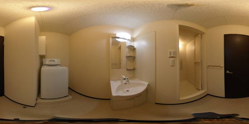 パノラマ画像洗面所