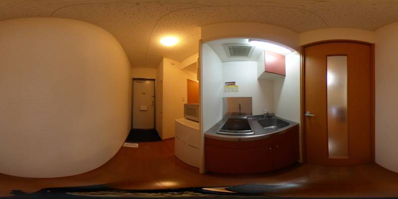 パノラマ画像キッチン