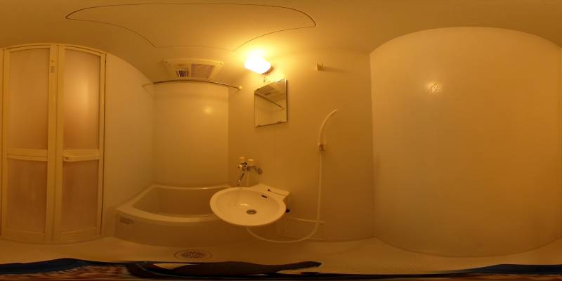 パノラマ画像バスルーム