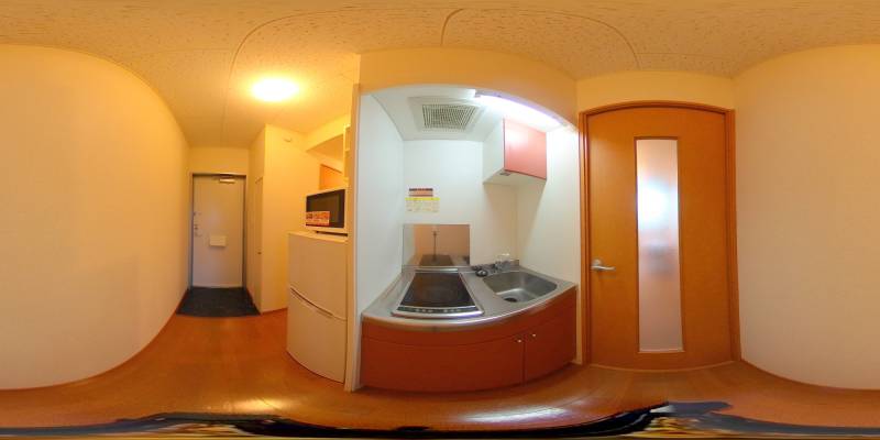 パノラマ画像キッチン