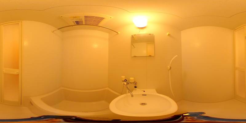 パノラマ画像バスルーム