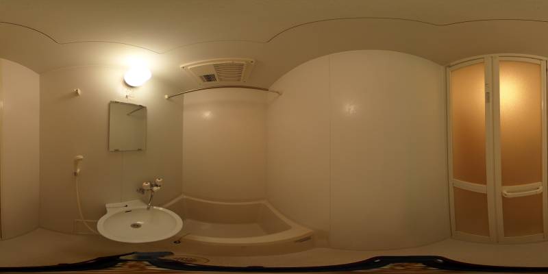 パノラマ画像バスルーム