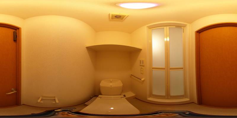 パノラマ画像トイレ