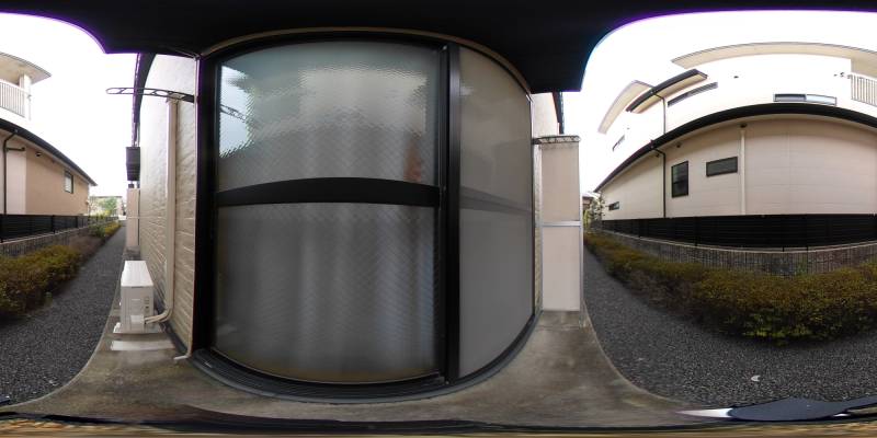 パノラマ画像バルコニー