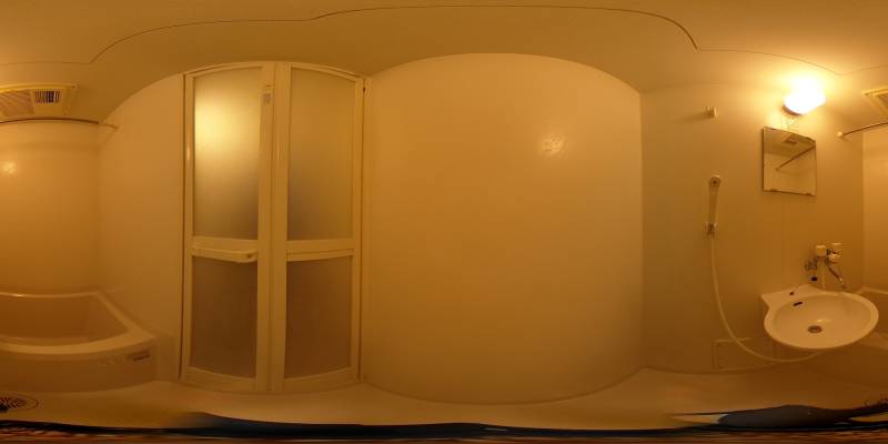 パノラマ画像バスルーム