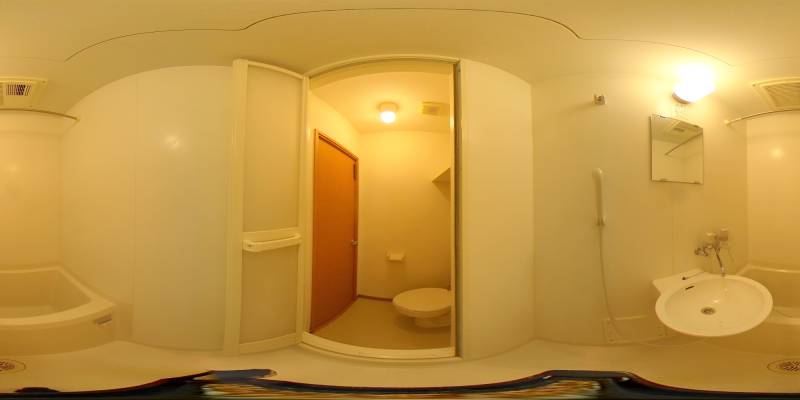 パノラマ画像バスルーム