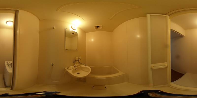 パノラマ画像バスルーム