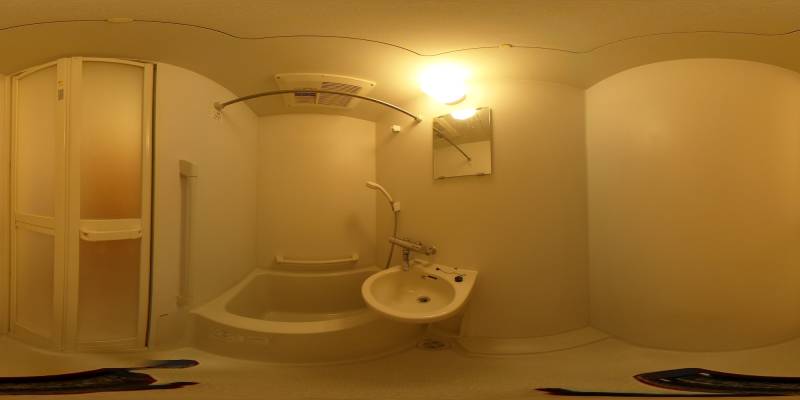 パノラマ画像バスルーム