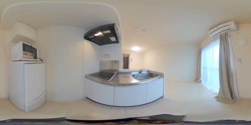 パノラマ画像キッチン