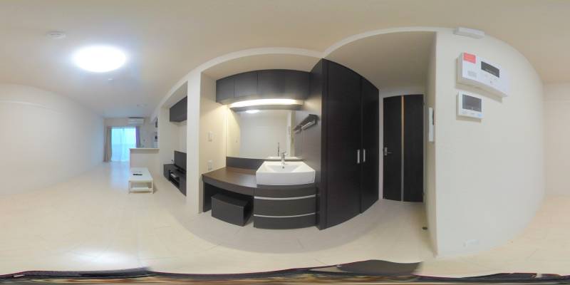 パノラマ画像洗面所