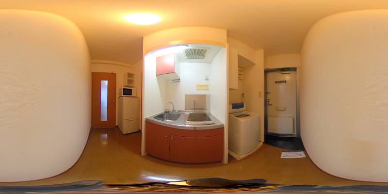 パノラマ画像キッチン