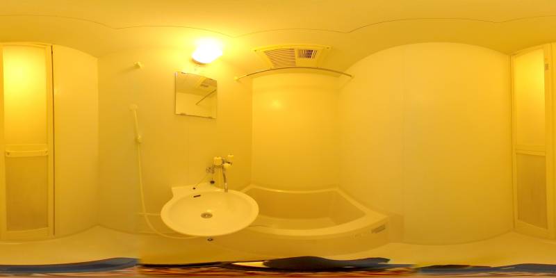 パノラマ画像バスルーム