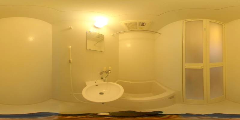 パノラマ画像バスルーム