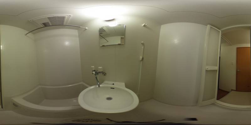 パノラマ画像バスルーム