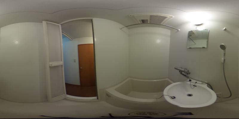 パノラマ画像バスルーム