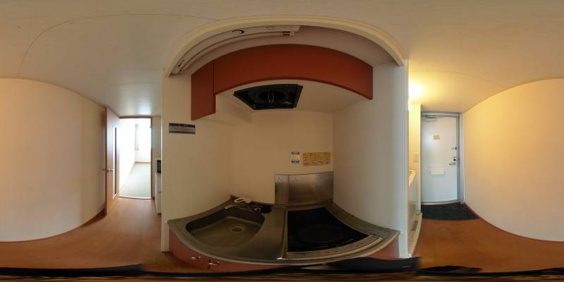 パノラマ画像キッチン