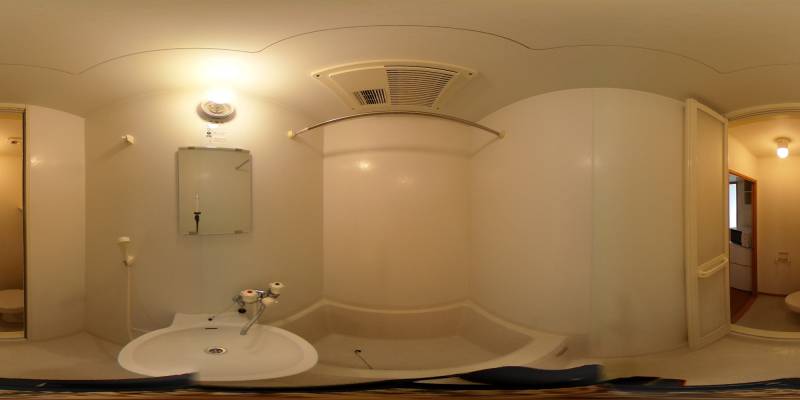 パノラマ画像バスルーム