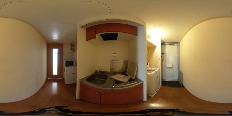 パノラマ画像キッチン